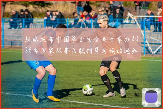 权威发布中国拳击协会关于举办2026年国家级拳击裁判员考试的通知解读